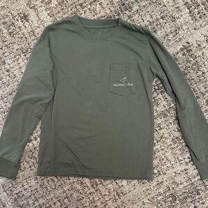 Properly Tied Kids Long Sleeve Tee - Green
